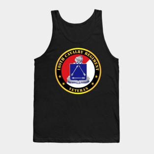 180th Cavalry Regiment Veteran - Red - White X 300 Tank Top